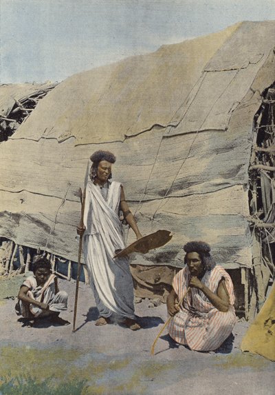 A Bichari Family by European Photographer